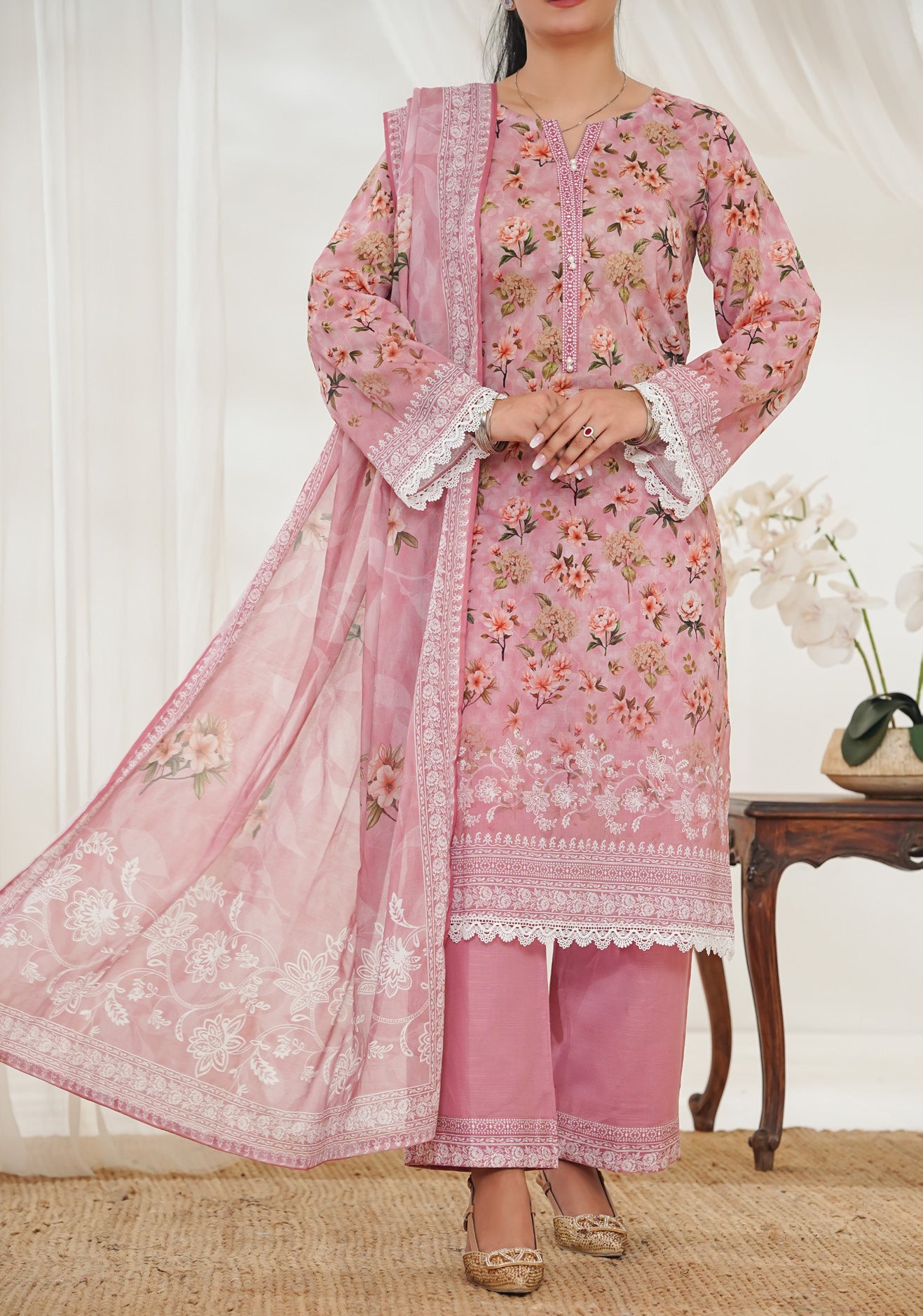 VS Misri Digital Lawn`26 D#768 (T Pink)