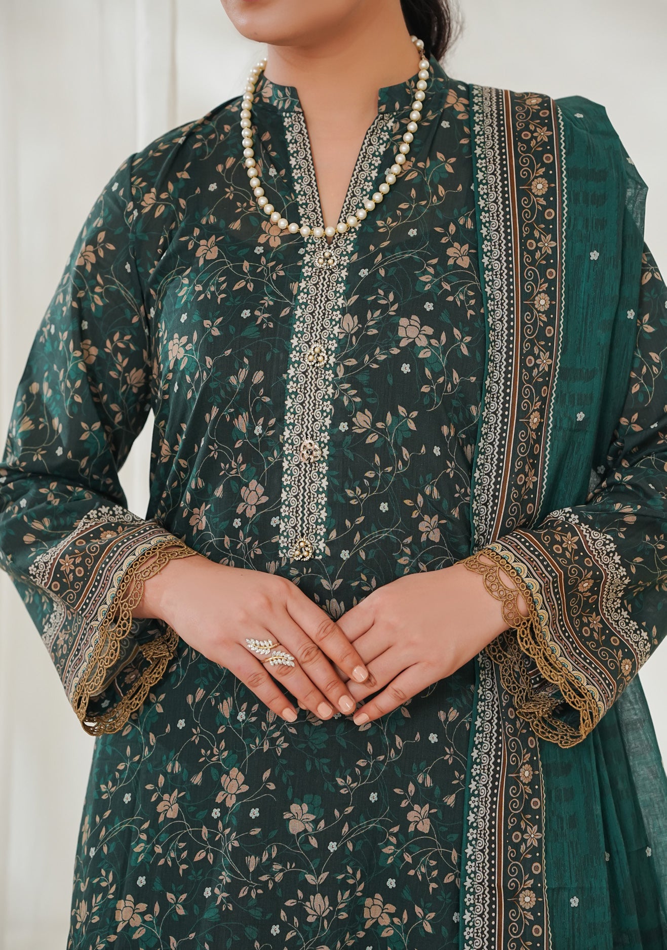 VS Misri Digital Lawn`26 D#770 (Bottel Green)