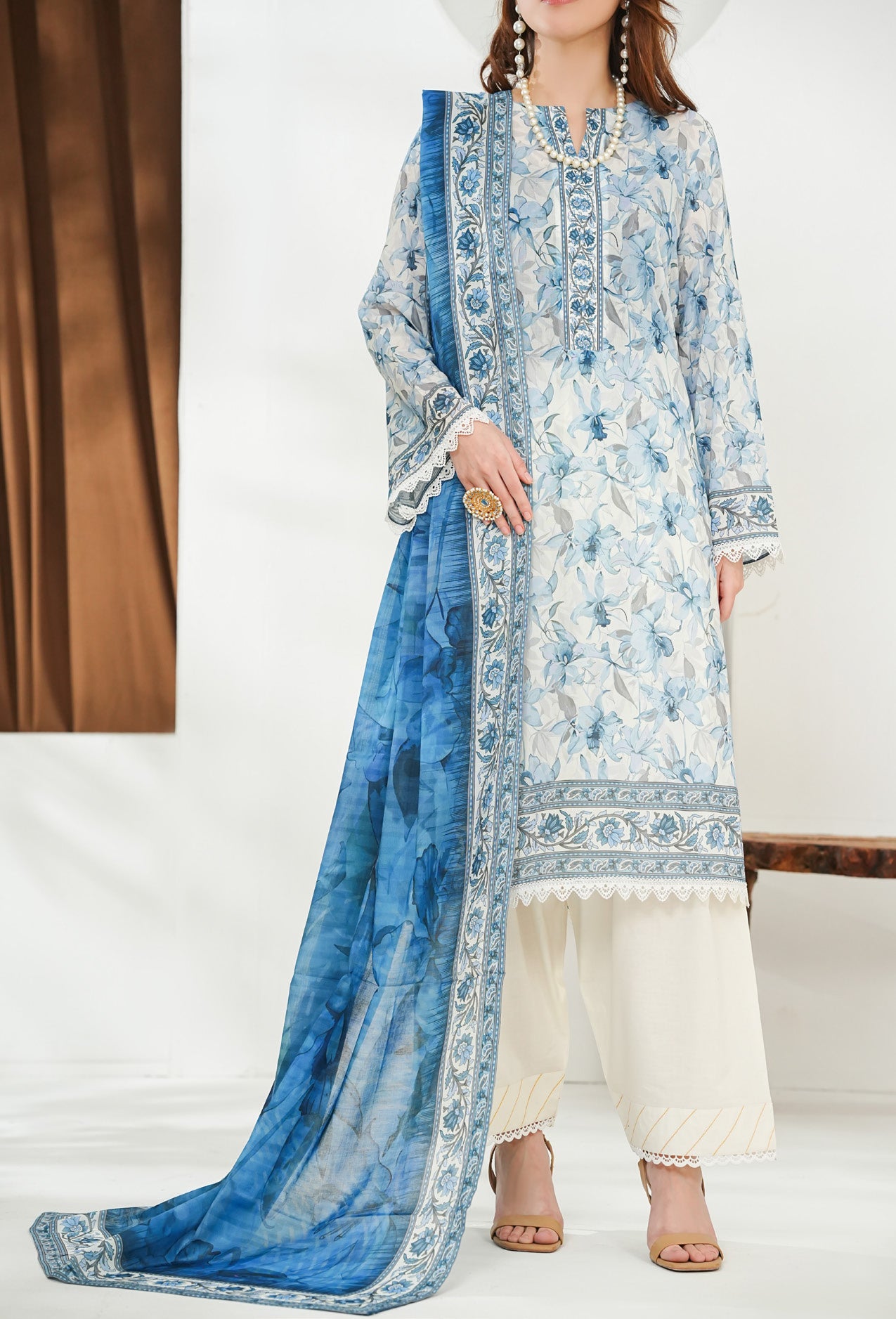 VS Misri Digital Lawn`26 D#772 (Ash White)