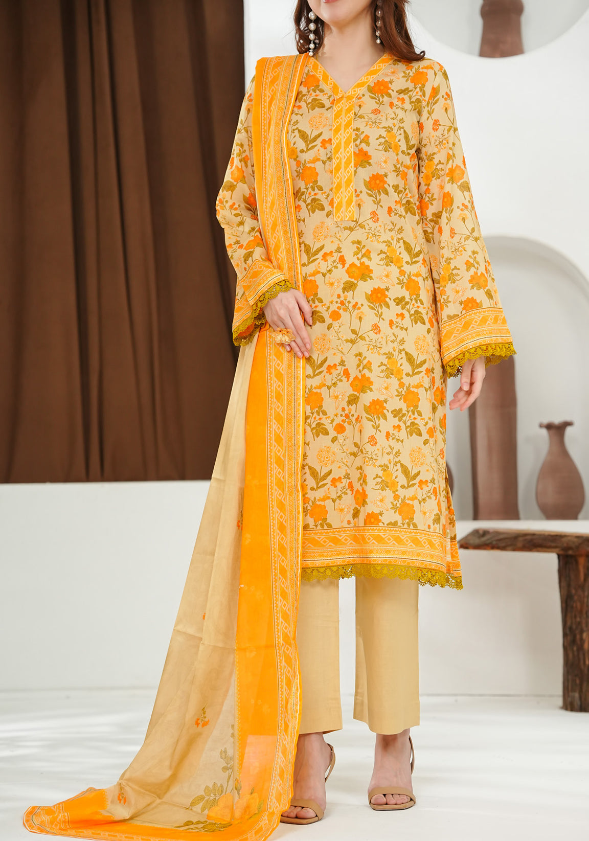 VS Misri Digital Lawn`26 D#773 (L Yellow)