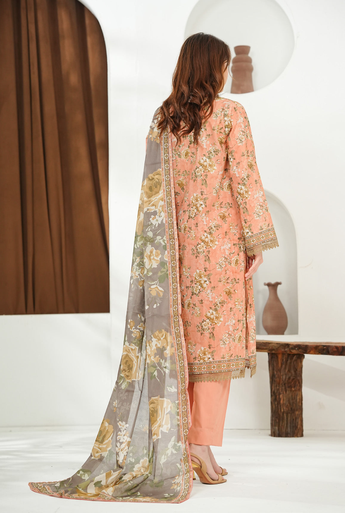 VS Misri Digital Lawn`26 D#776 (Peach)