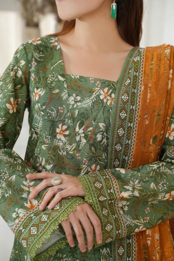 VS Shahkar Khaddar`25 D#19 (Green)