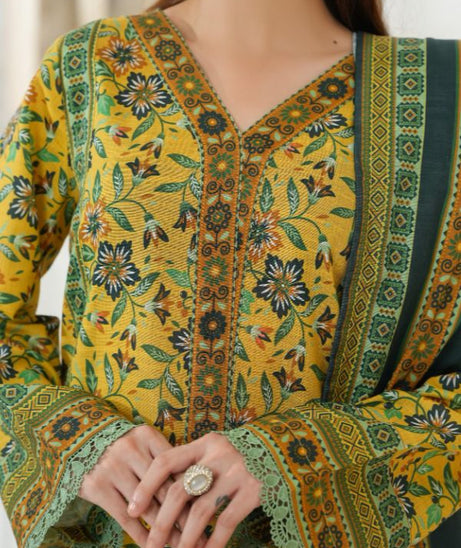 VS Shahkar Khaddar`25 D#21 (Yellow)