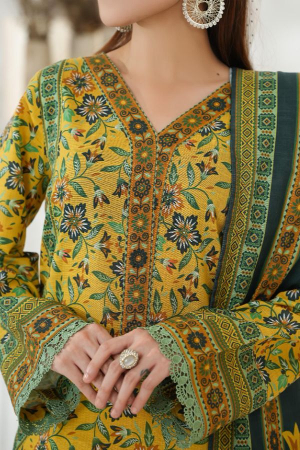 VS Shahkar Khaddar`25 D#21 (Yellow)