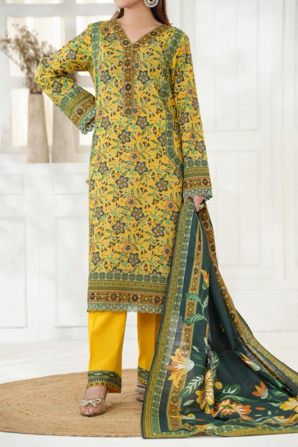 VS Shahkar Khaddar`25 D#21 (Yellow)