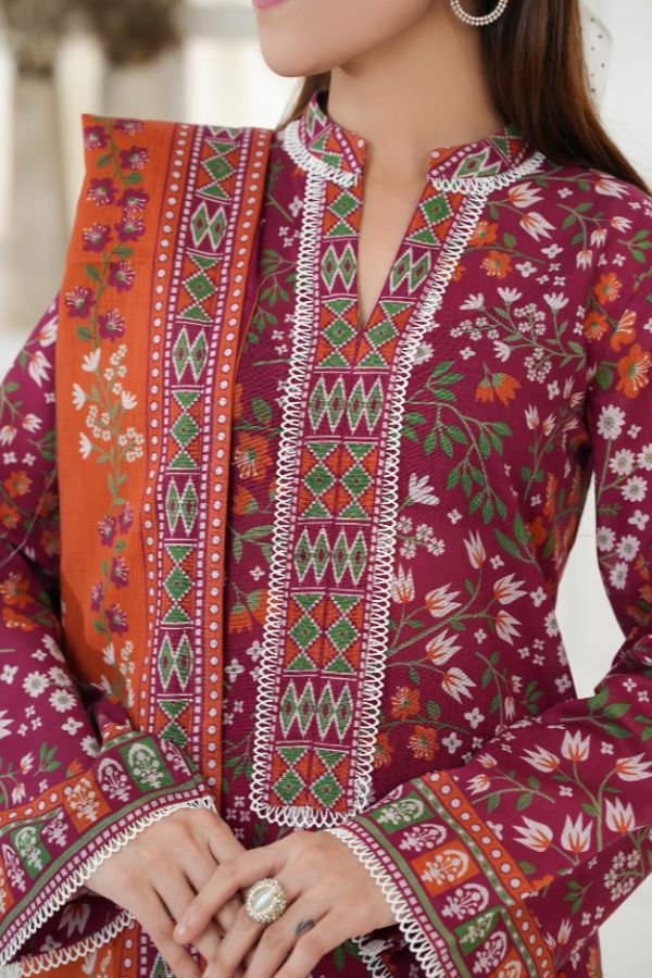 VS Shahkar Khaddar`25 D#24 (Maroon)