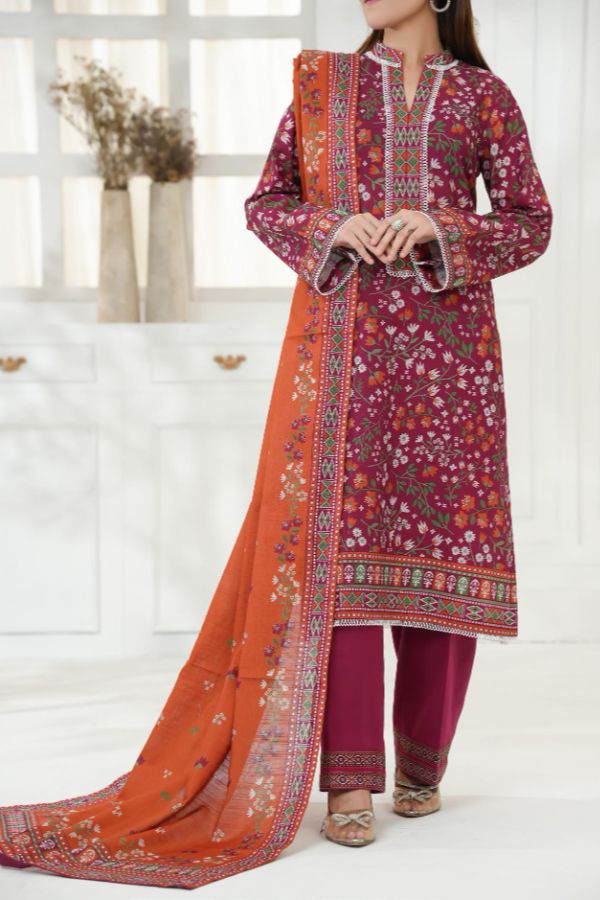 VS Shahkar Khaddar`25 D#24 (Maroon)