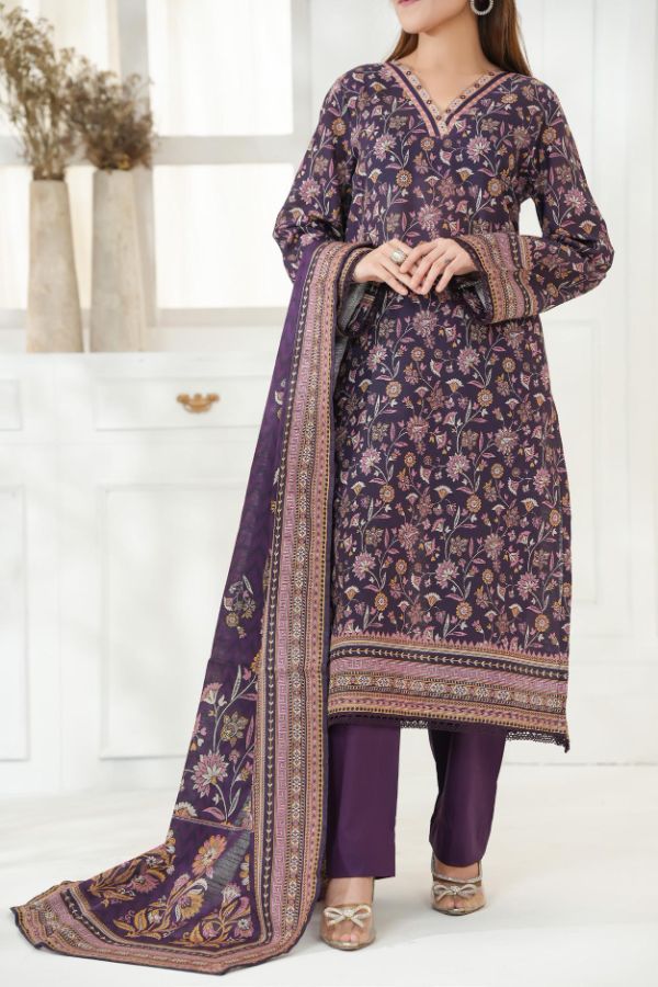 VS Shahkar Khaddar`25 D#25 (Purple)