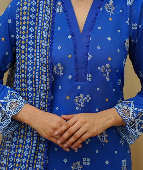 VS Sufinas Emb Print Lawn`25 D#4403