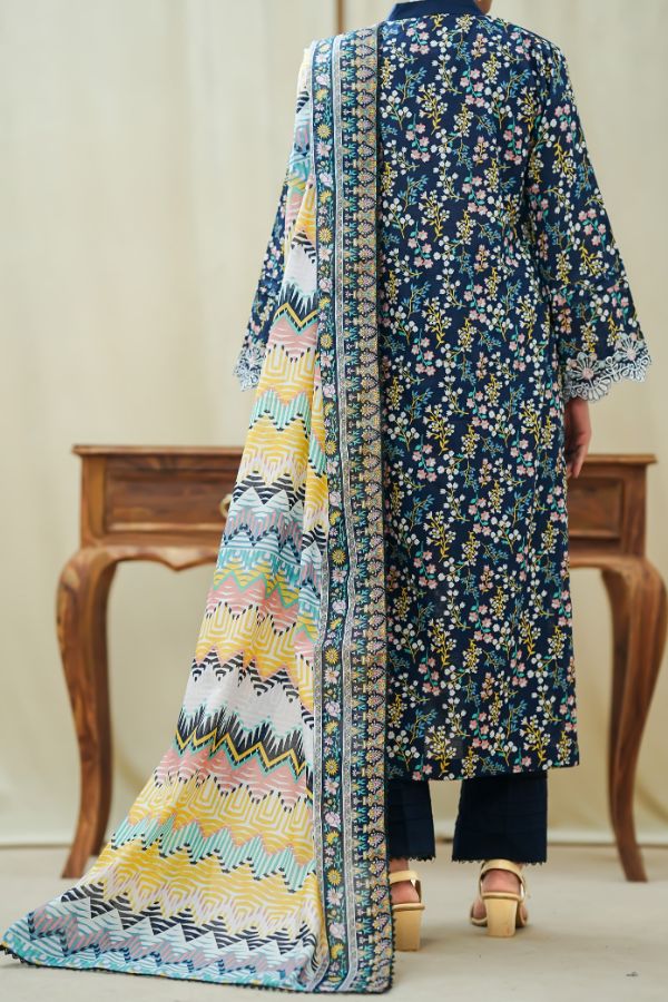 VS Sufinas Emb Print Lawn`25 D#4409