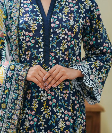 VS Sufinas Emb Print Lawn`25 D#4409