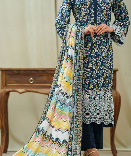 VS Sufinas Emb Print Lawn`25 D#4409