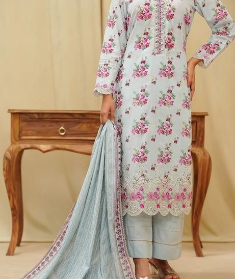 VS Sufinas Emb Print Lawn`25 D#4412
