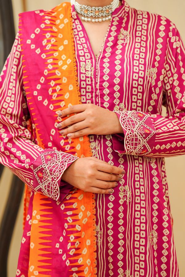 VS Sufinas Emb Print Lawn`25 D#4413
