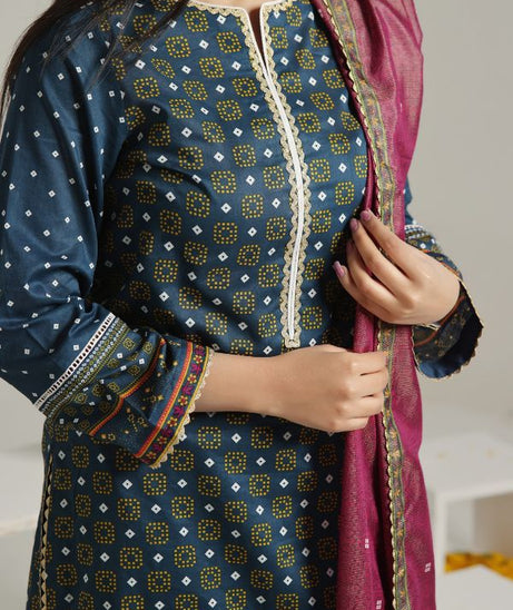 VS Sufinas Print Lawn`24 AHD#396 Nevy