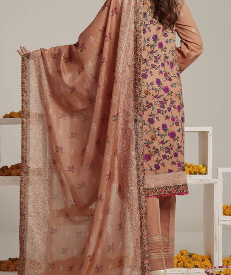 VS Sufinas Print Lawn`24 AHD#397 D-Peach