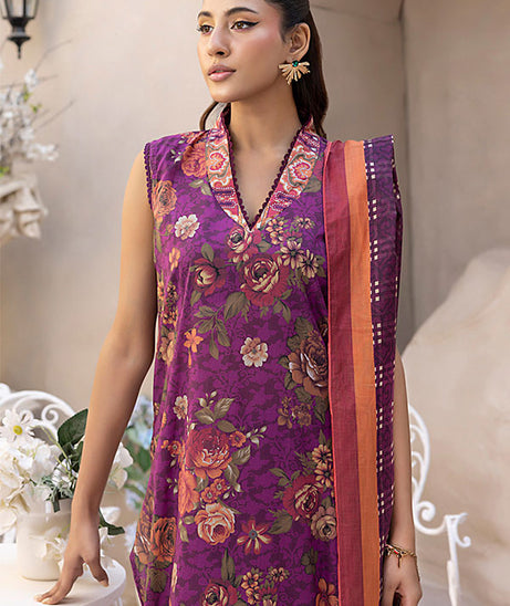 Veena Durani Exclusive Lawn`25 ZT#06