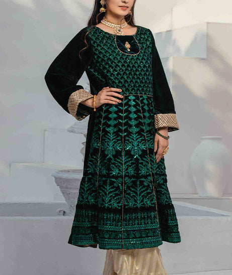 Al Zohaib Velveto Emb Shirt`20 D#3