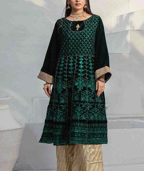 Al Zohaib Velveto Emb Shirt`20 D#3