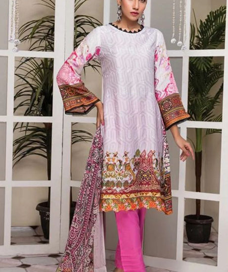 Virsa D/Chikankari Linen'20 D#6
