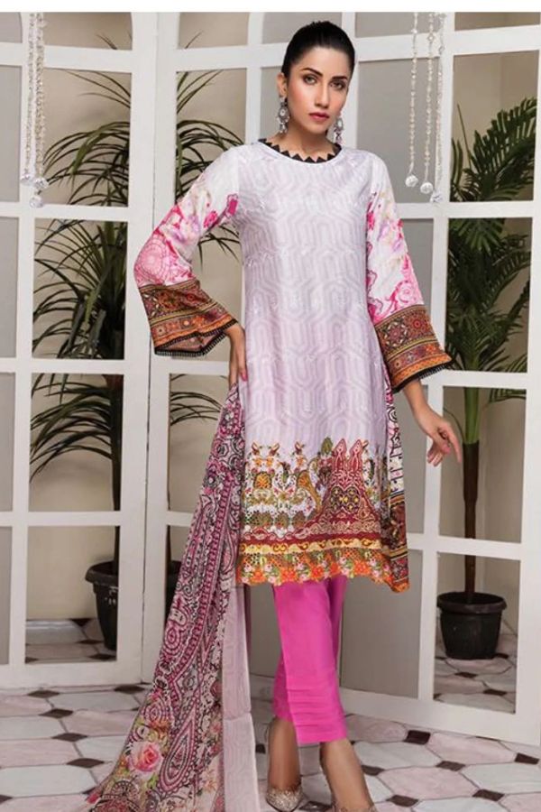 Virsa D/Chikankari Linen'20 D#6