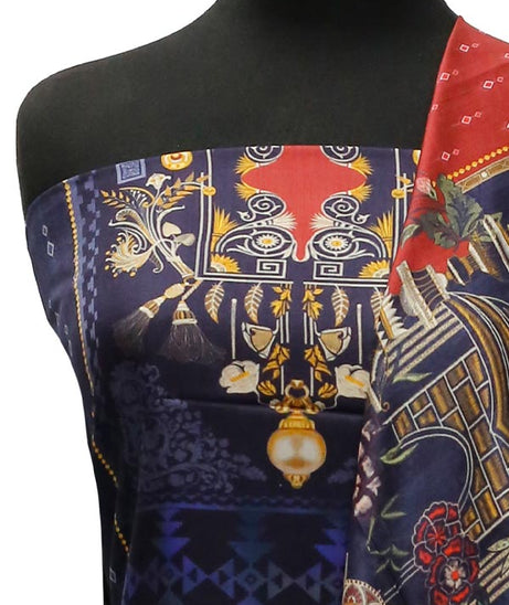 Viscose Digital Print 3Pcs D#1-2