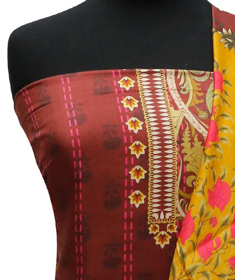 Viscose Digital Print 3Pcs D#1-4