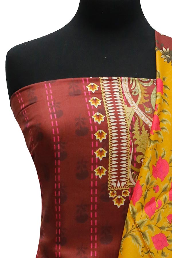 Viscose Digital Print 3Pcs D#1-4