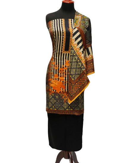 Viscose Digital Print 3Pcs D#1-9