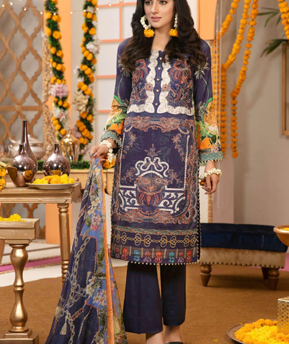 Vogue Digital Emb Lawn'19 ZT#2