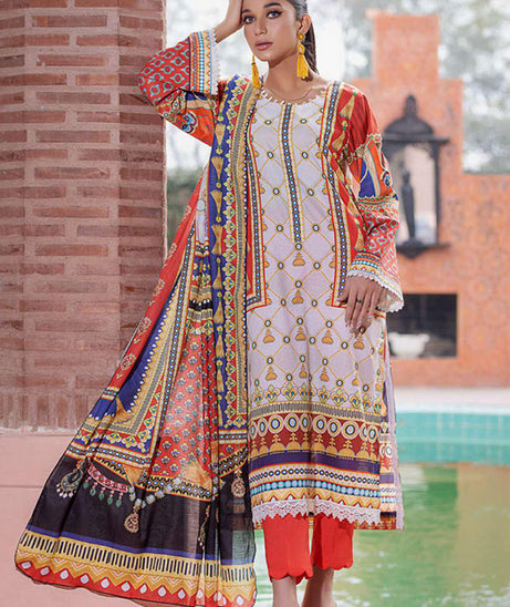 Vogue Digital Printed Lawn`23 D#07
