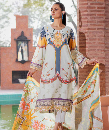 Vogue Digital Printed Lawn`23 D#09