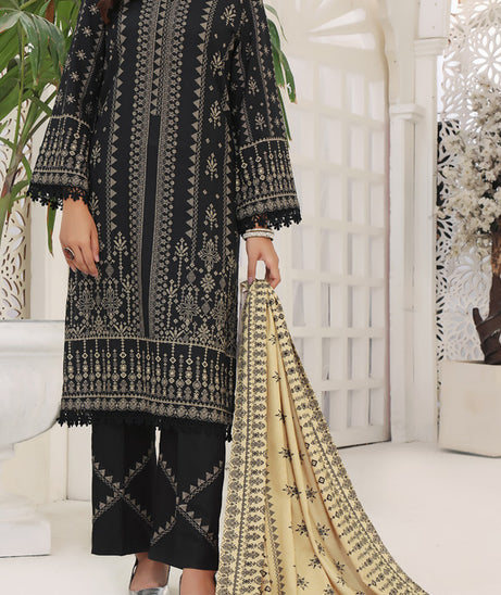VS Jhalak Slub Linen’23 D#03 (Black)