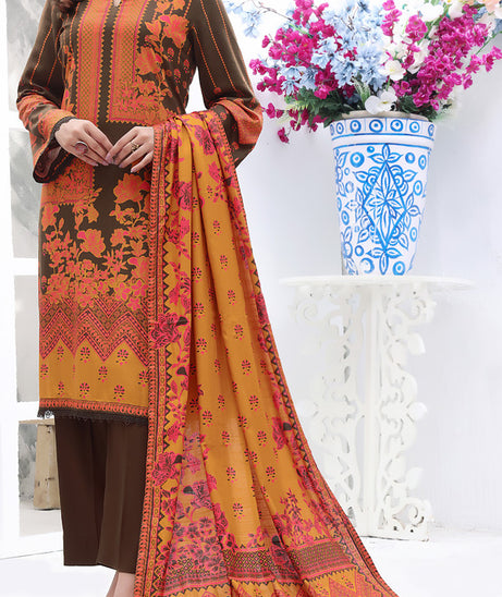 VS Jhalak Slub Linen’23 D#07 (Brown)