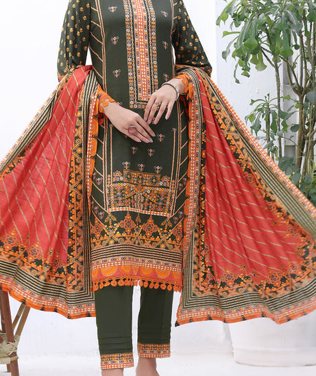VS Jhalak Slub Linen’23 D#09 (D Green)