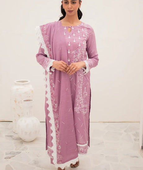 Rashid White Emb Lawn'24 D#8161