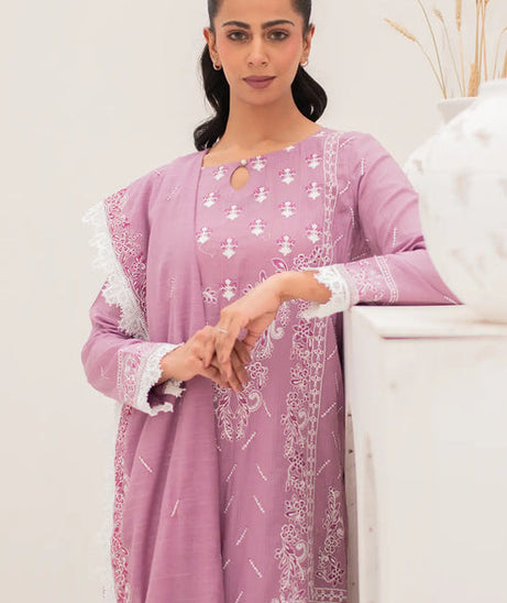 Rashid White Emb Lawn'24 D#8161