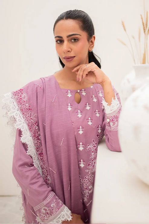 Rashid White Emb Lawn'24 D#8161