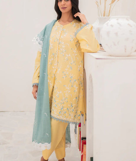 Rashid White Emb Lawn'24 D#8170