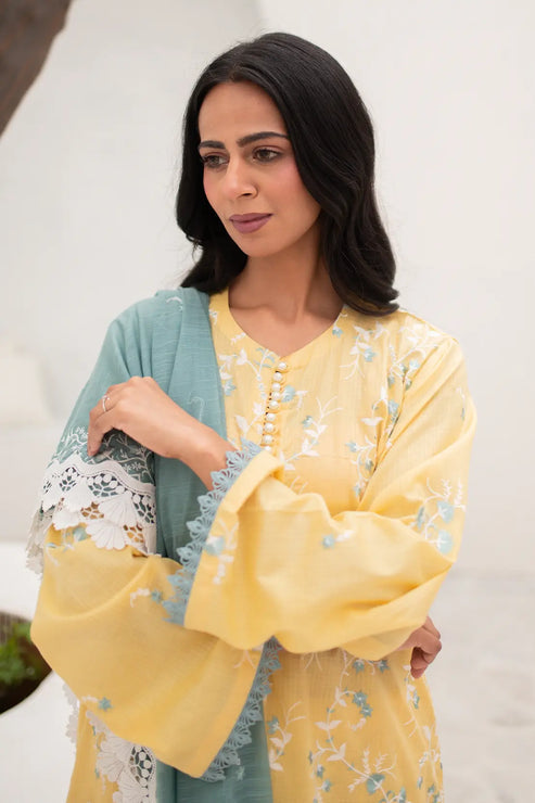 Rashid White Emb Lawn'24 D#8170