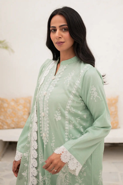 Rashid White Emb Lawn'24 D#8163