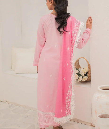 Rashid White Emb Lawn'24 D#8165