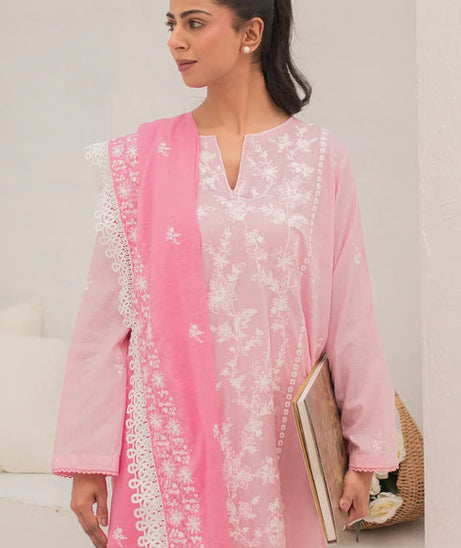 Rashid White Emb Lawn'24 D#8165
