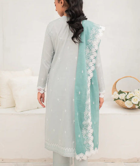 Rashid White Emb Lawn'24 D#8166