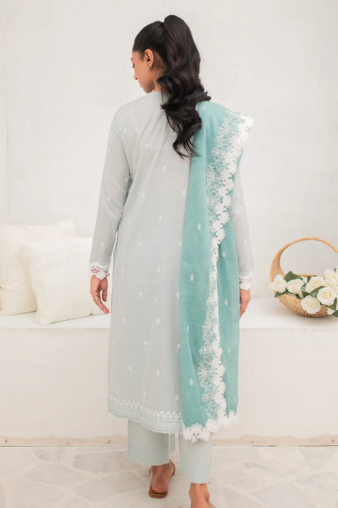 Rashid White Emb Lawn'24 D#8166