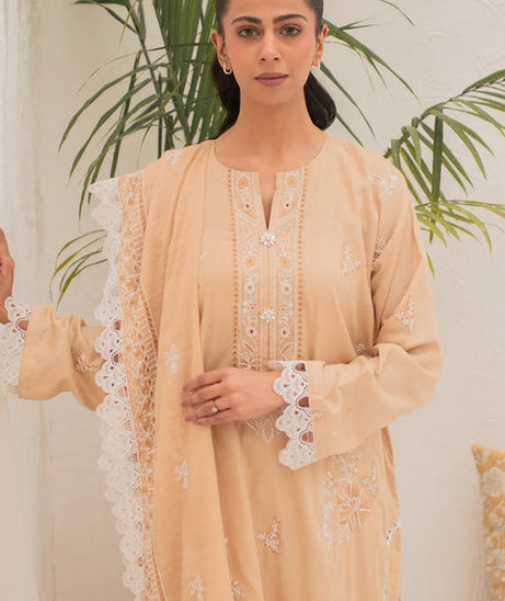 Rashid White Emb Lawn'24 D#8167