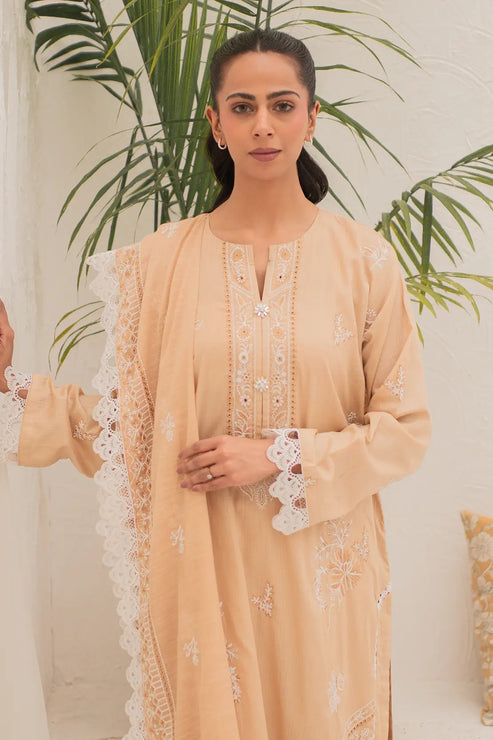 Rashid White Emb Lawn'24 D#8167