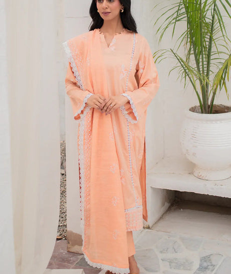 Rashid White Emb Lawn'24 D#8168