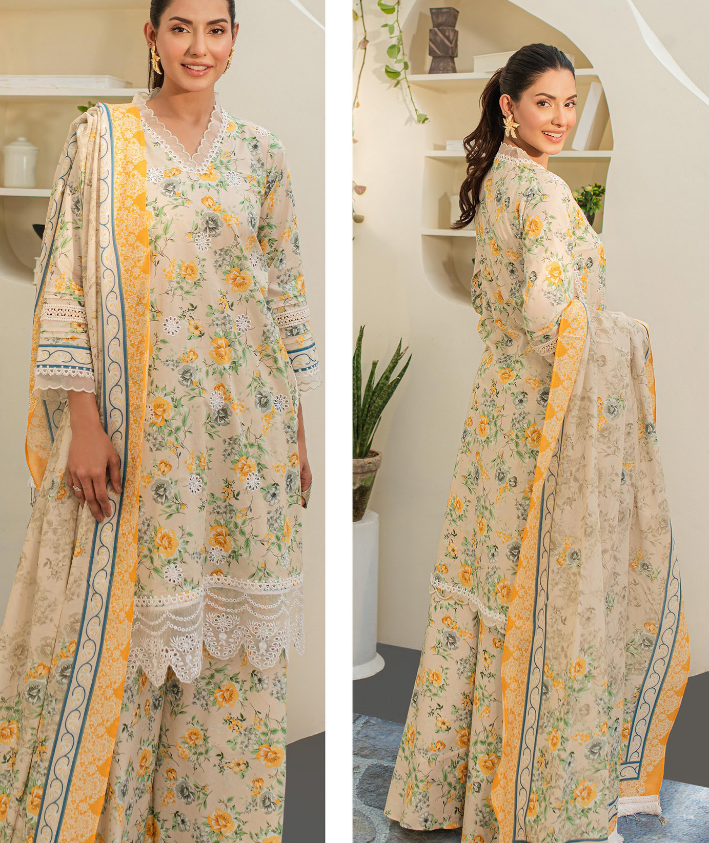 Zellbury Print Lawn'24 WUS#31256