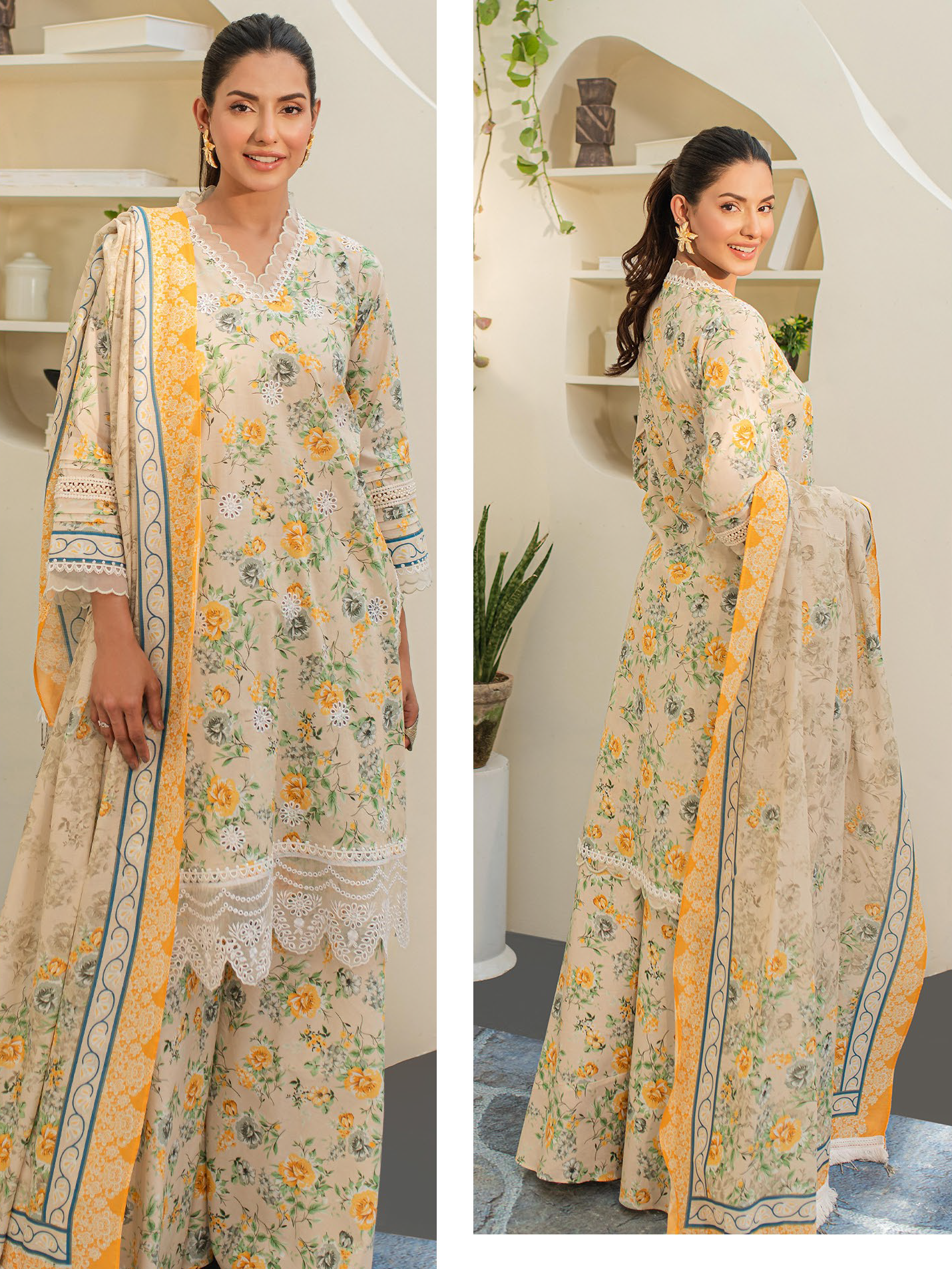 Zellbury Print Lawn'24 WUS#31256